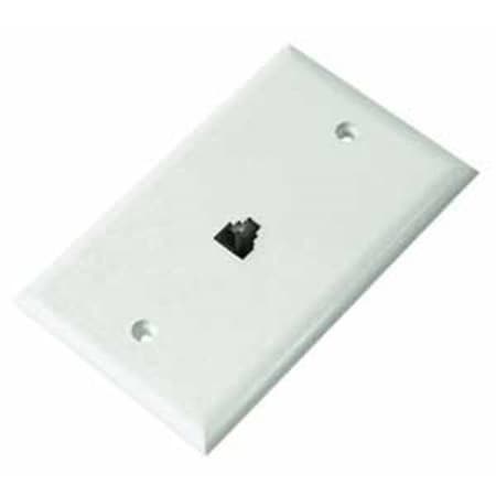 Voxx Wall Outlet, 1-Gang, White